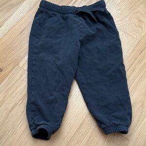 H&M Kids Navy Blue Cotton Jogger Sweatpants